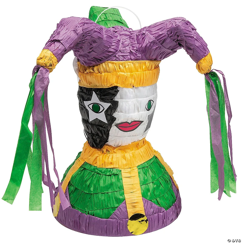 Papier-Mâché Mardi Gras Jester Piñata