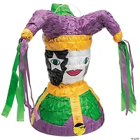 Papier-Mâché Mardi Gras Jester Piñata