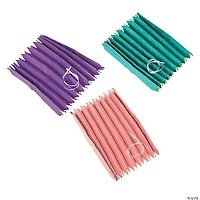 Party Gras Hanging Tissue Paper Pom-Pom Decorations - Less Than Perfect - 6 Pc.
