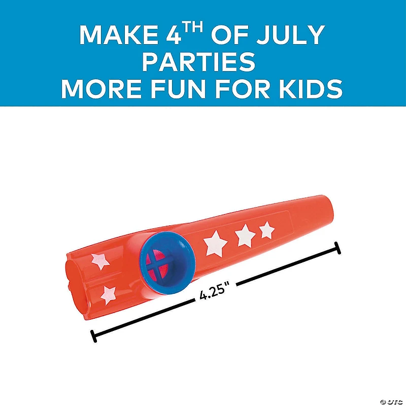 Patriotic Kazoos - 12 Pc.
