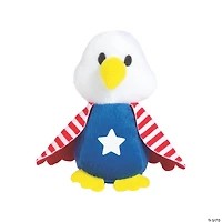 Patriotic Stuffed Bald Eagles - 12 Pc.
