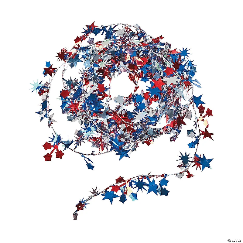 Patriotic Wire Star Garland