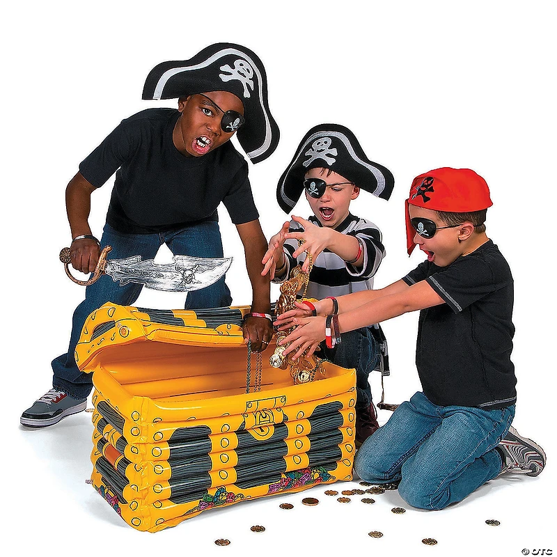 Pirate Swords with Eye Patch- 12 Pc.