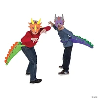 Plush Dinosaur Tails - 6 Pc.
