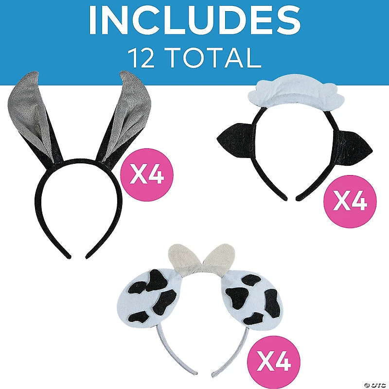 Plush Nativity Headband Assortment - 12 Pc.