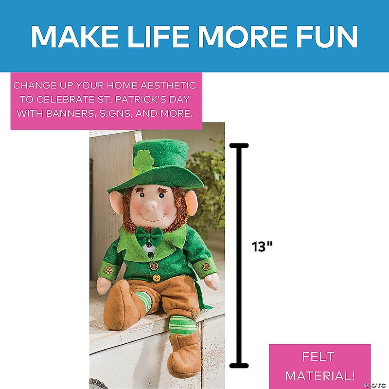 Plush St. Patrick's Day Leprechaun