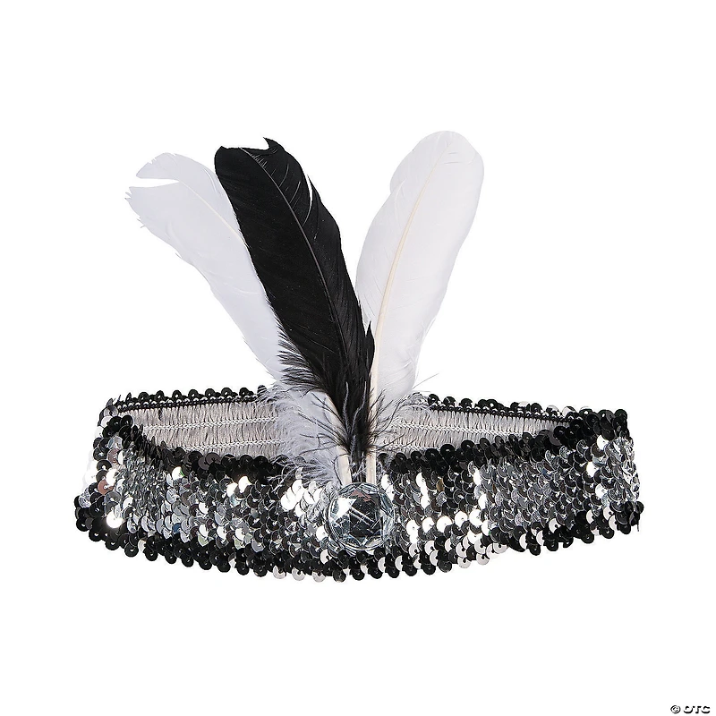 Polyester Roaring 20s Feathered Headpiece