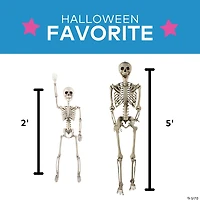 Posable Skeleton Family Halloween Decorating Kit - 5 Pc.