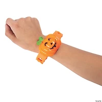 Pumpkin Light-Up Bracelets - 12 Pc.