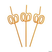 Pumpkin Silly Straws - 12 Pc.