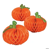 Pumpkin Tissue Paper Decorations - 6 Pc.
