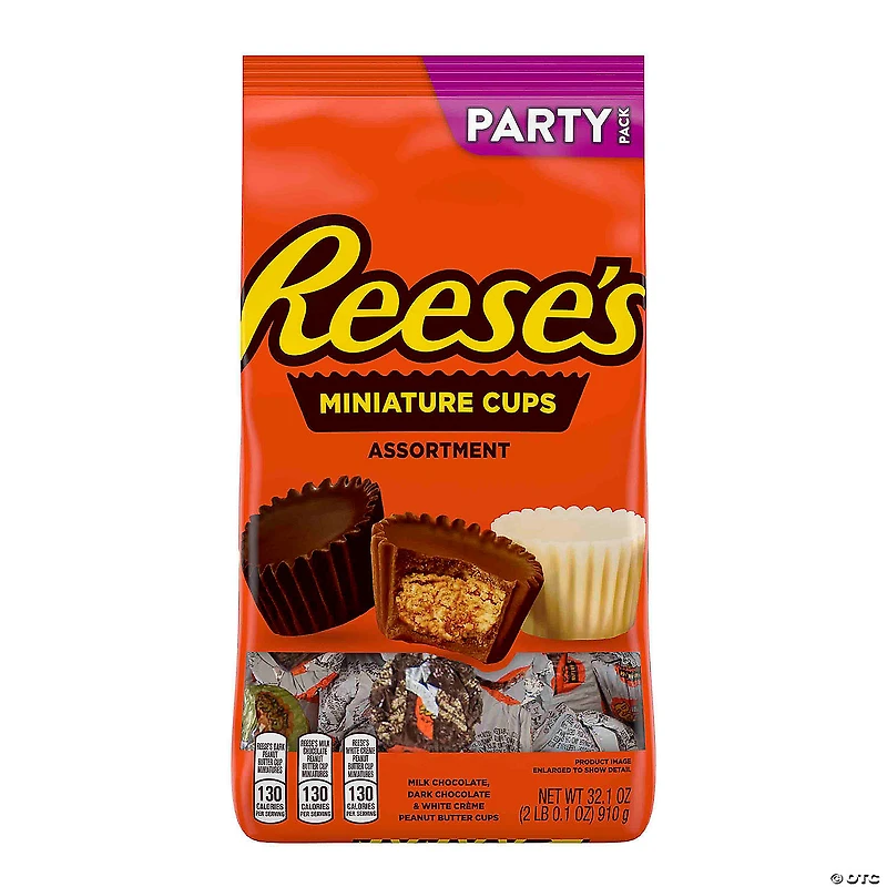 REESE'S Peanut Butter Cups Miniatures Candy Assortment, 32.1 oz