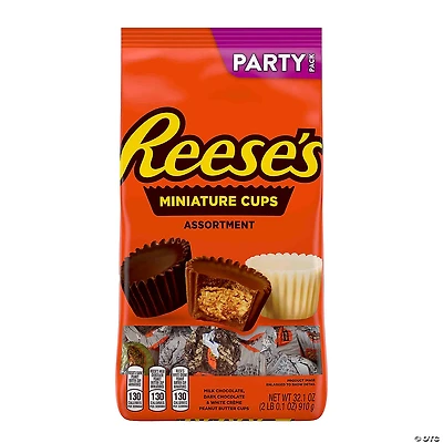 REESE'S Peanut Butter Cups Miniatures Candy Assortment, 32.1 oz