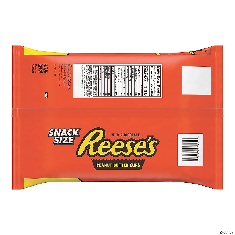 REESE'S Snack Size Peanut Butter Cups - 19.5oz bag