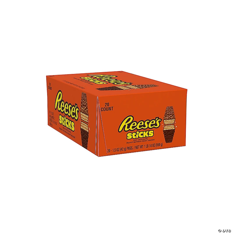 REESE'S STICKS Full Size Wafer Bar, 1.5 oz, 20 Count