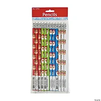 Reindeer & Santa Pencils - 24 Pc.