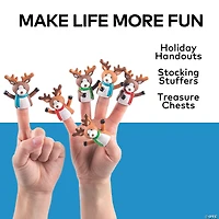 Reindeer Finger Puppets - 24 Pc.