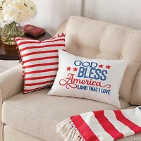 Religious Patriotic Pillow Set