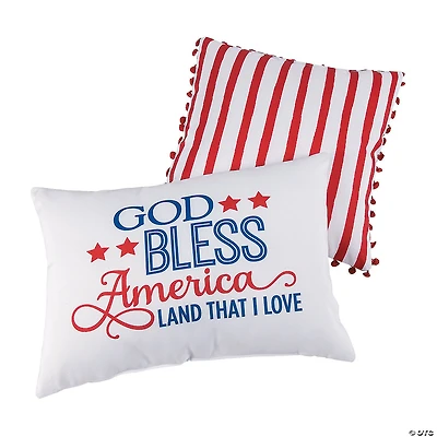 Religious Patriotic Pillow Set
