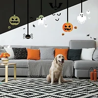 Roommates Halloween Glow In The Dark Peel And Stick Giant Wall Decals