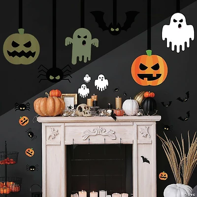 Roommates Halloween Glow In The Dark Peel And Stick Giant Wall Decals