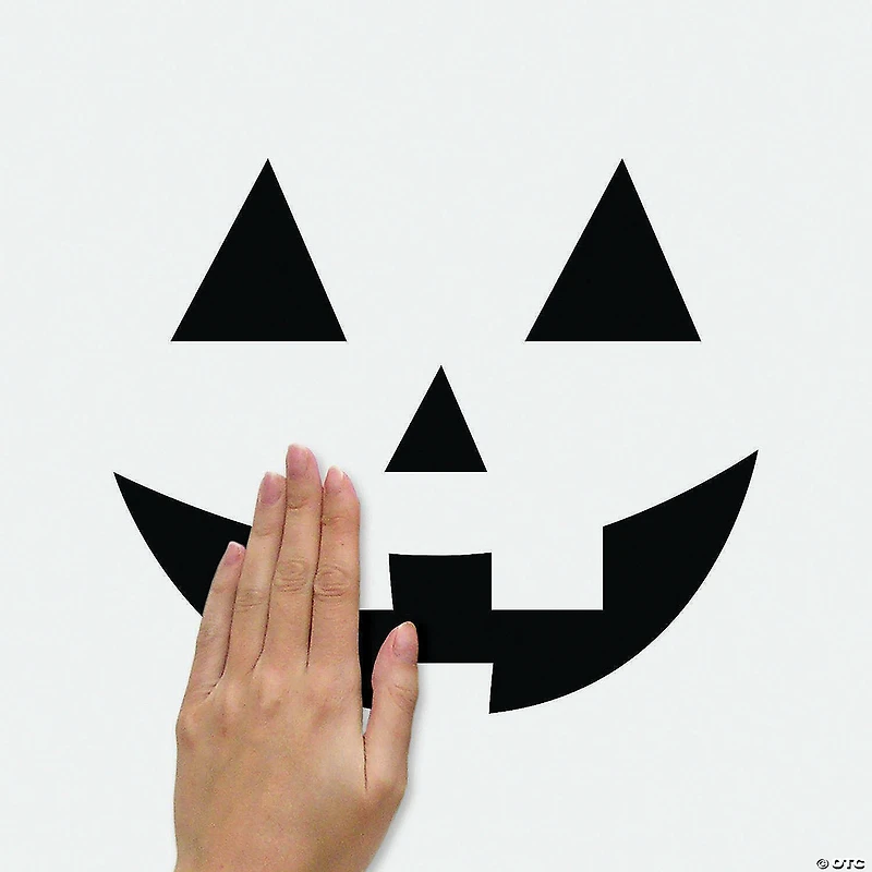 Roommates Halloween Pumpkin Faces Glow In The Dark Peel And Stick Wall Decals