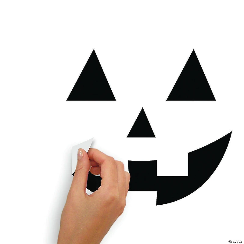 Roommates Halloween Pumpkin Faces Glow In The Dark Peel And Stick Wall Decals
