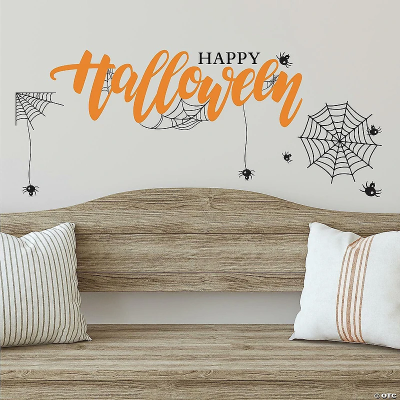 Roommates Happy Halloween Quote Peel And Stick Wall Decal