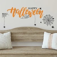 Roommates Happy Halloween Quote Peel And Stick Wall Decal