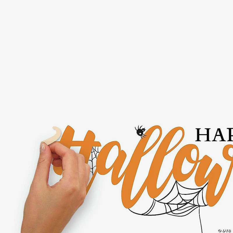 Roommates Happy Halloween Quote Peel And Stick Wall Decal