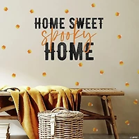 Roommates Home Sweet Spooky Home Quote Peel And Stick Wall Decals