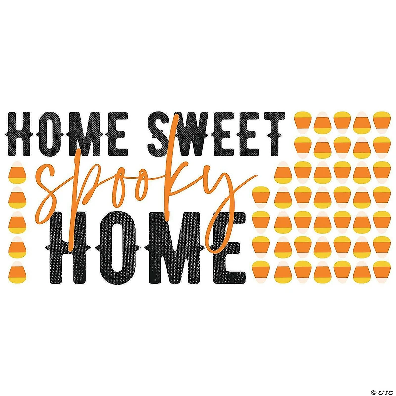 Roommates Home Sweet Spooky Home Quote Peel And Stick Wall Decals