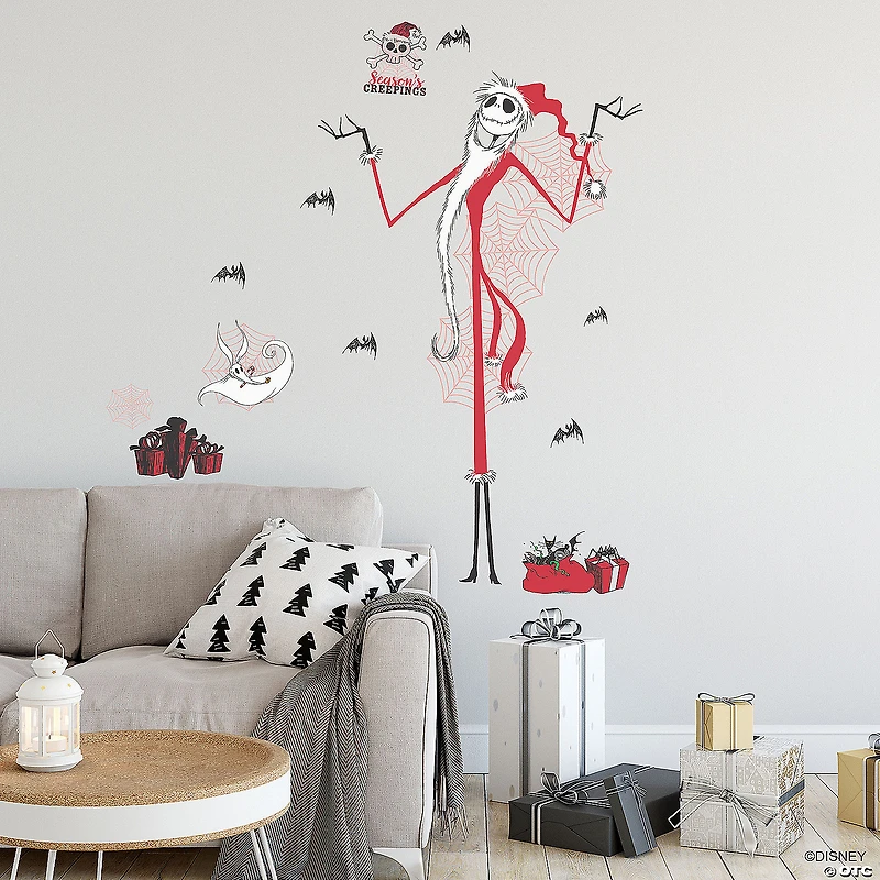 RoomMates Nightmare Before Christmas Holiday Giant Wall Decals