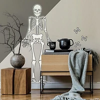 Roommates Skeleton Glow In The Dark Peel And Stick Giant Wall Decals