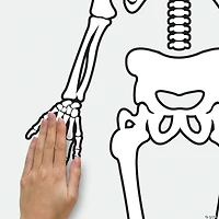 Roommates Skeleton Glow In The Dark Peel And Stick Giant Wall Decals