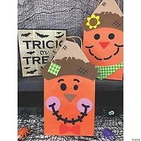 Scarecrow Pumpkin Decorating Craft Kit - Makes 12