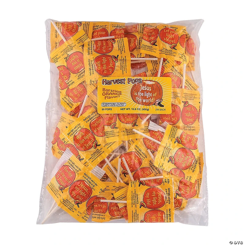 Scripture Candy™ Religious Harvest Lollipops