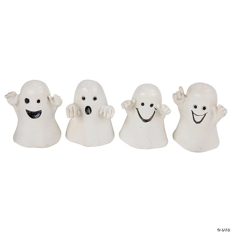 Set of 12 Mini Ghost Decorations 1.5"
