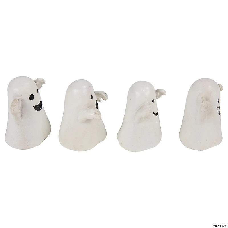 Set of 12 Mini Ghost Decorations 1.5"
