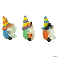 Set of 3 Halloween Gnomes Decoration 6"