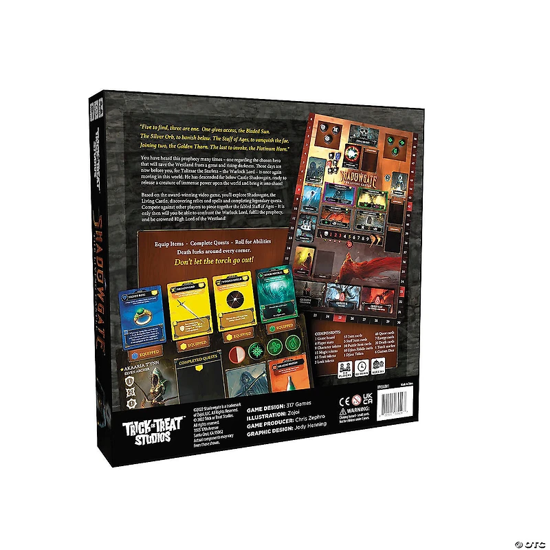 Shadowgate™ The Living Castle Board Game for 2 to 4 Players