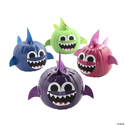Shark Pumpkin Decorating Craft Kit - Makes 12