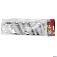 Silver Sequined Girl Child Halloween Gloves Costume Accessory - One Size