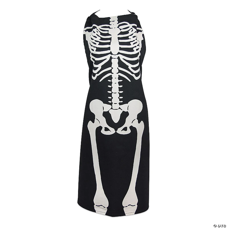 Skeleton Print Chef Apron