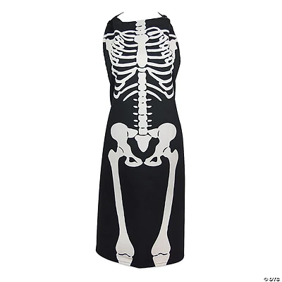 Skeleton Print Chef Apron