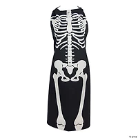 Skeleton Print Chef Apron
