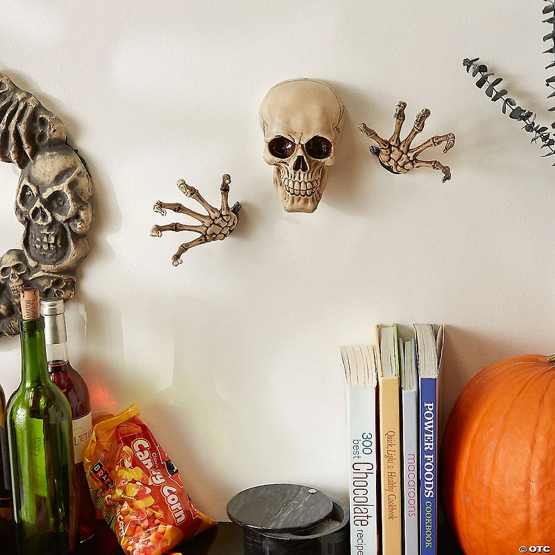 Skeleton Wall Decor Set 3.87X3X5.75"
