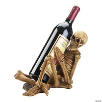 Skeleton Wine Bottle Holder 10.25X6.5X7.75"