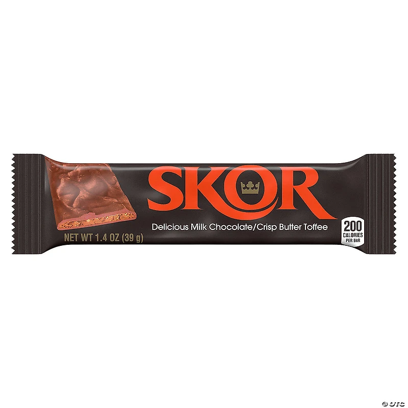 Skor Bar Full Size Candy Bar, 1.4 oz, 18 Count