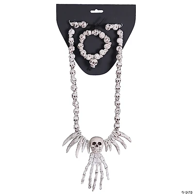 Skull Necklace And Bracelet